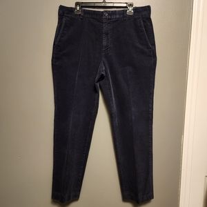 Brooks Brothers Clark fit navy blue corduroy pants size W36 X L31